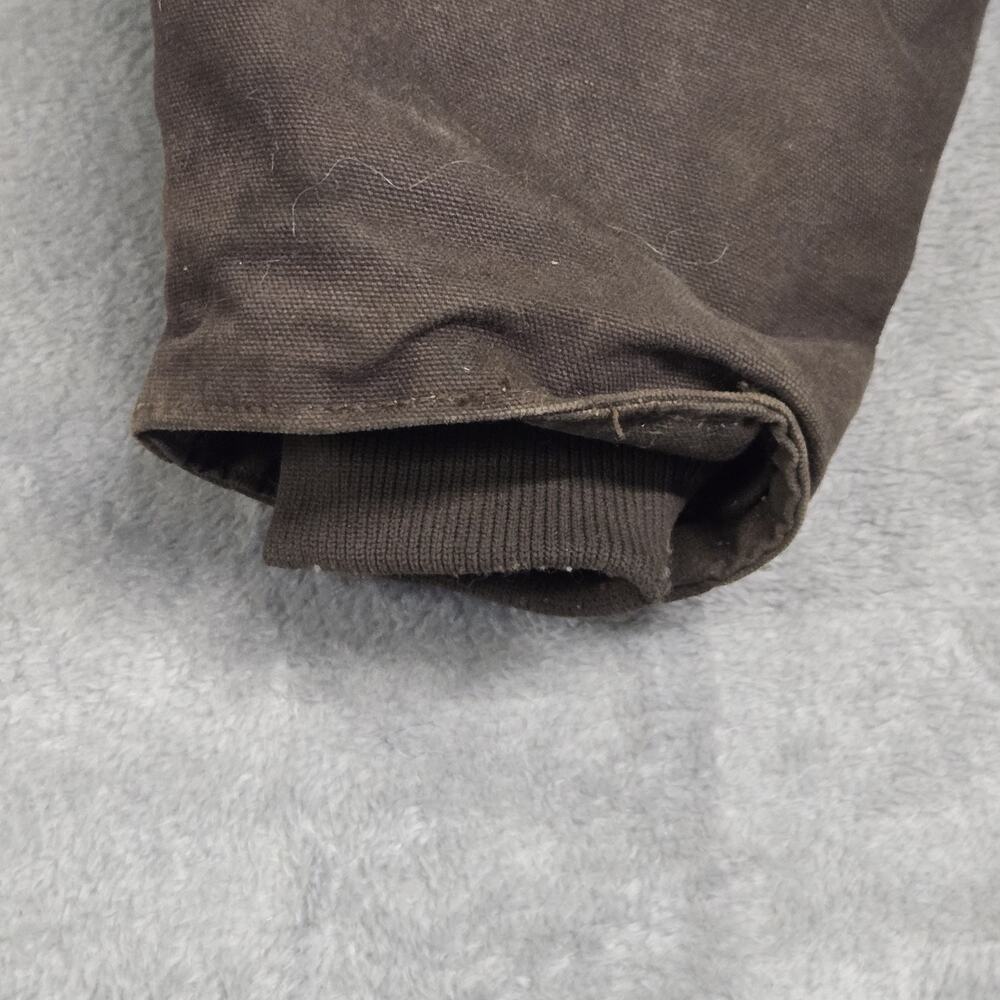 Carhartt Dark Brown C61 Sandstone Ridge Jacket Size 2XL Sherpa Lined Workwear - Picture 12 of 14